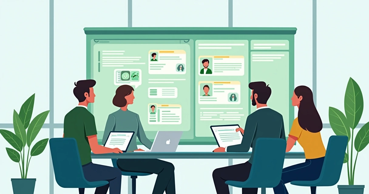 Painel kanban de vendas integrado ao WhatsApp, com múltiplos atendentes acompanhando conversas 