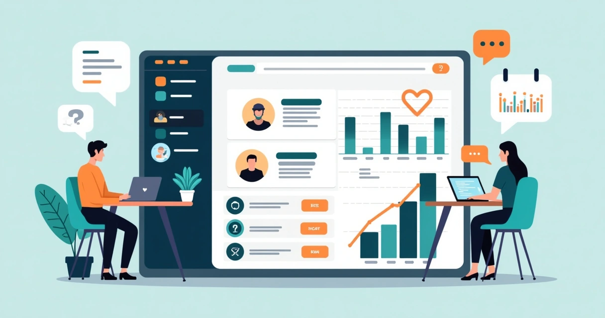 Painel com leads classificados por chatbot e equipe comercial 