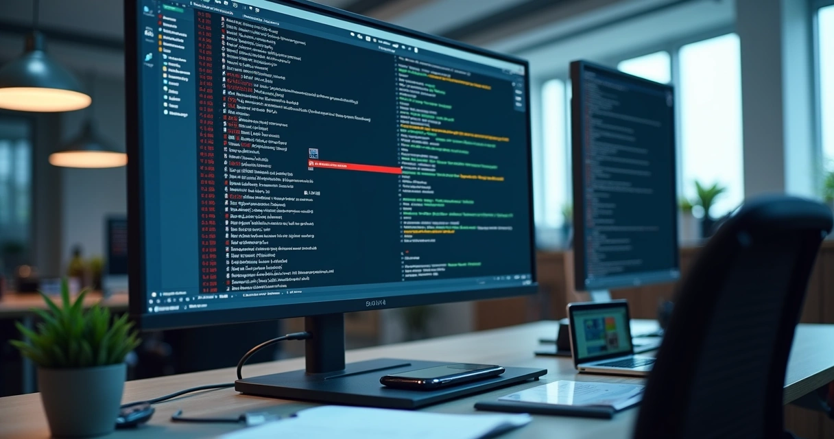 Painel com logs de aplicativo e acessos suspeitos