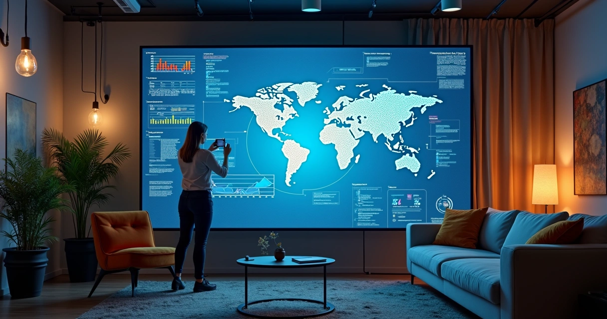 Painel de gestão de mentor digital com vários gráficos e lista de mentorados