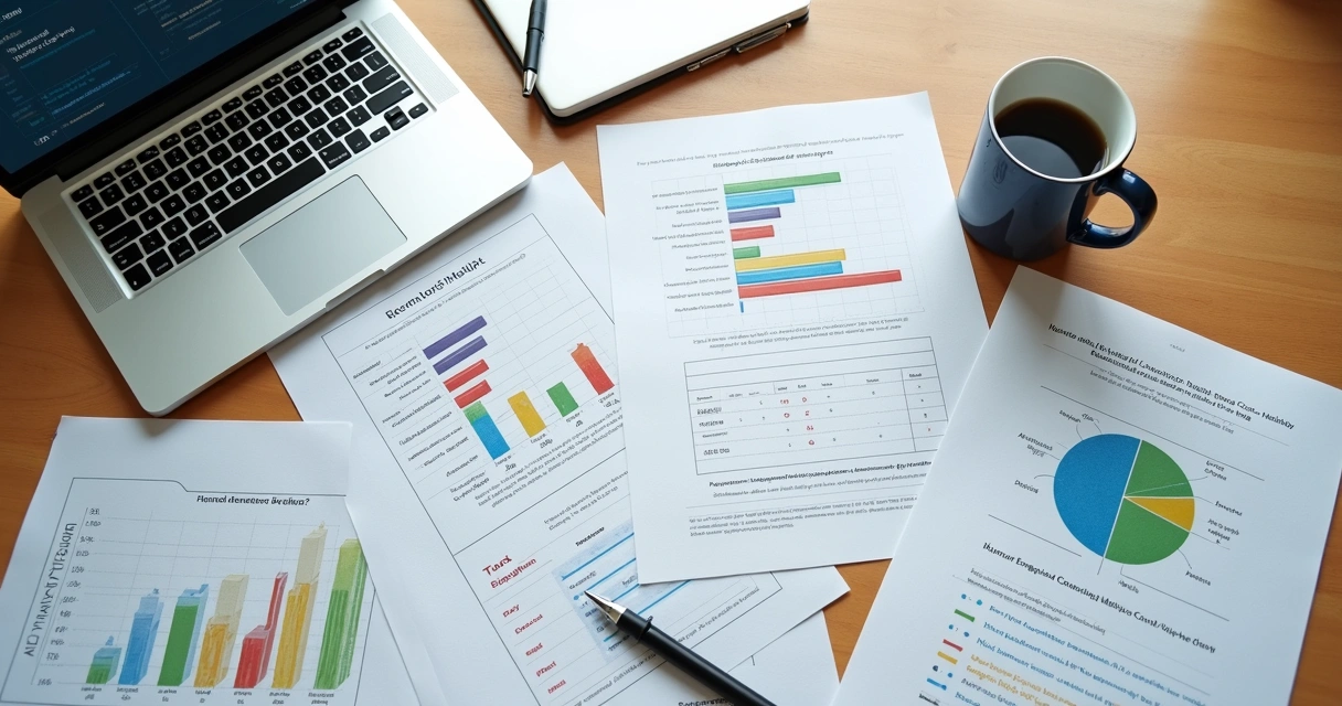 Painel com gráficos e notas sobre bem-estar e confiança