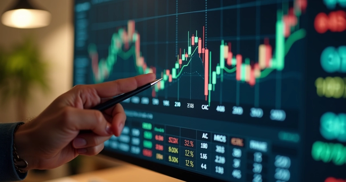 Painel de métricas com KPIs em destaque 