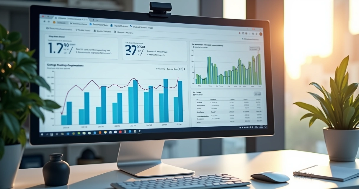 Painel com métricas de campanha e connect rate 