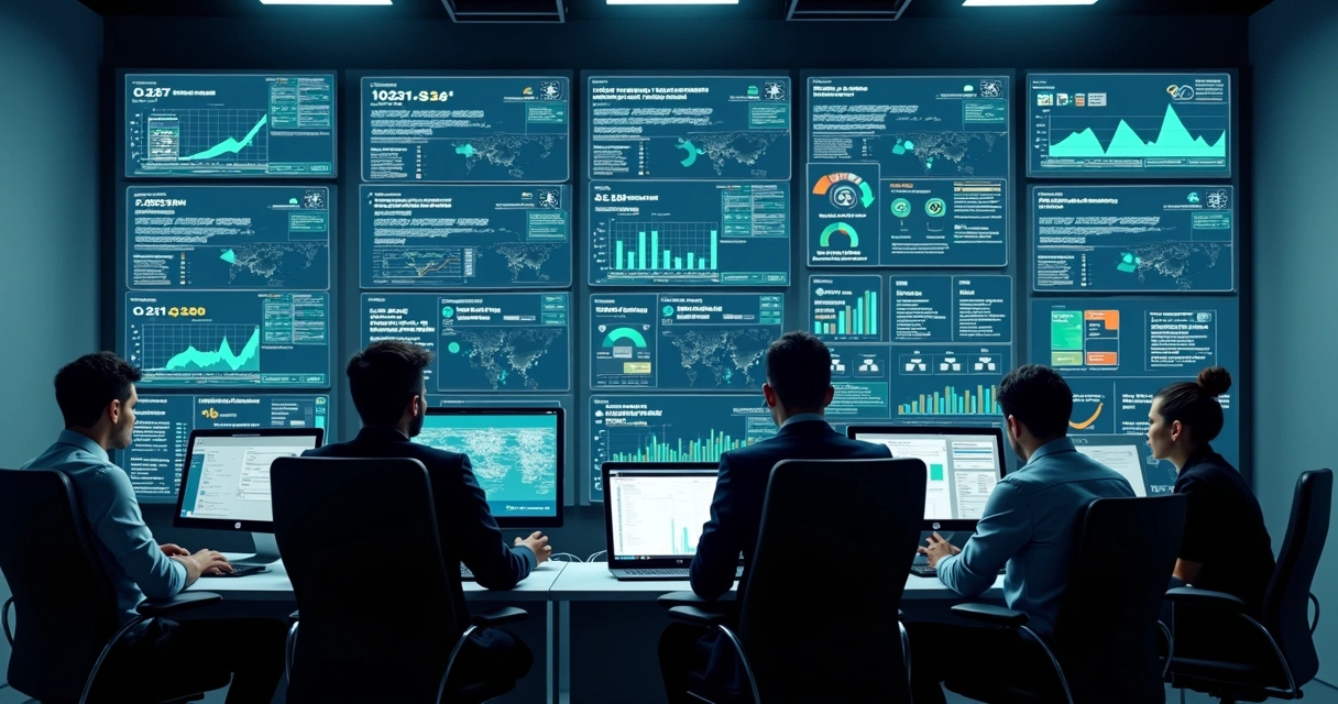Painel de monitoramento de API em tela corporativa 