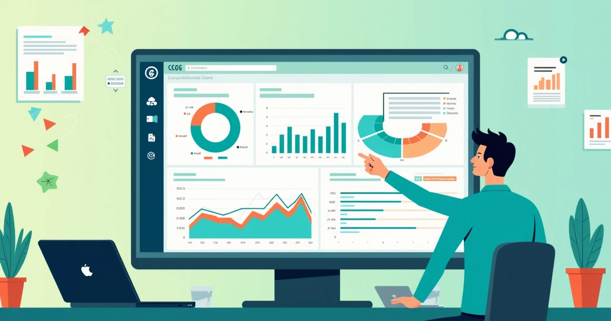 Painel de monitoramento do Amazon CloudWatch em uso 