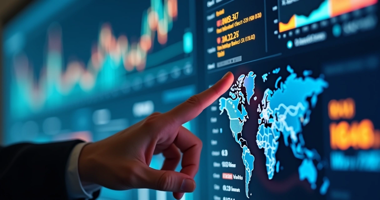 Painel digital mostrando monitoramento de pedidos em tempo real 