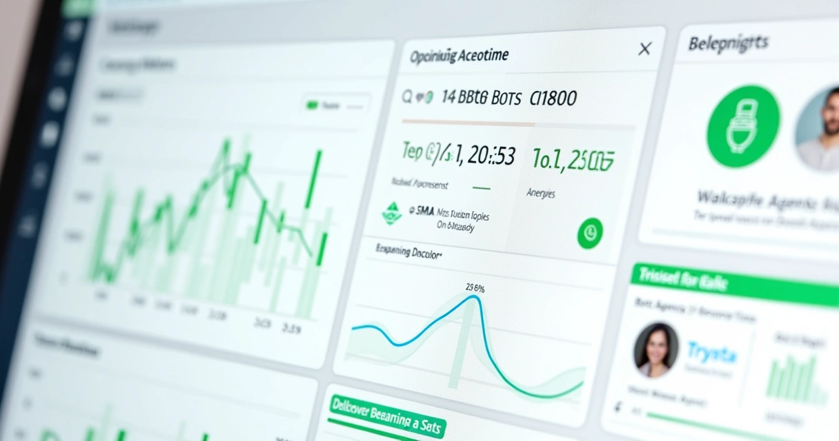 Dashboard detalhado de SLA mostrando tempo de resposta de bots e humanos no WhatsApp 