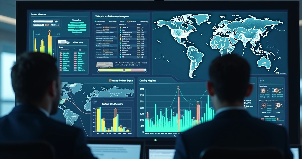 Painel digital mostra monitoramento em tempo real dos insumos 