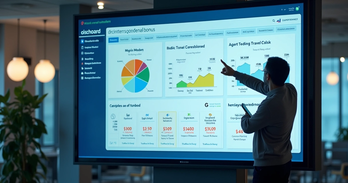 Painel digital de promoções de milhas e pontos 