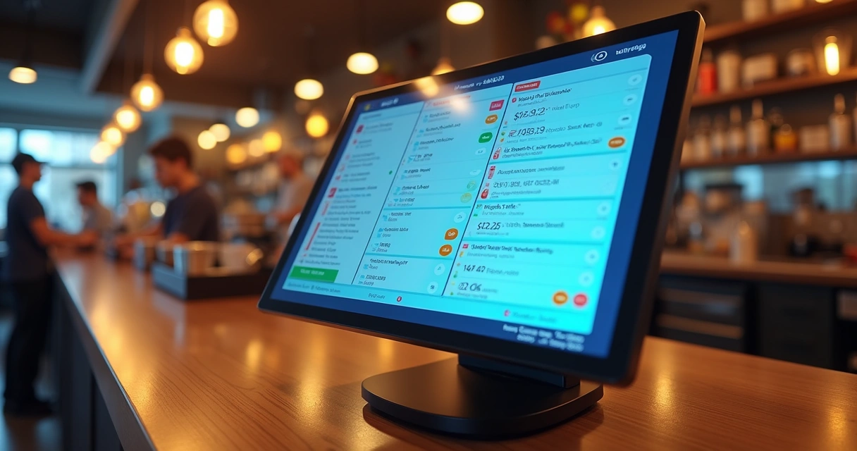 Painel de pedidos de delivery em tela de PDV 