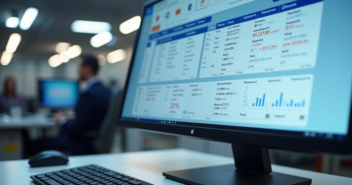 Painel com pedidos de marketplace e indicadores logísticos