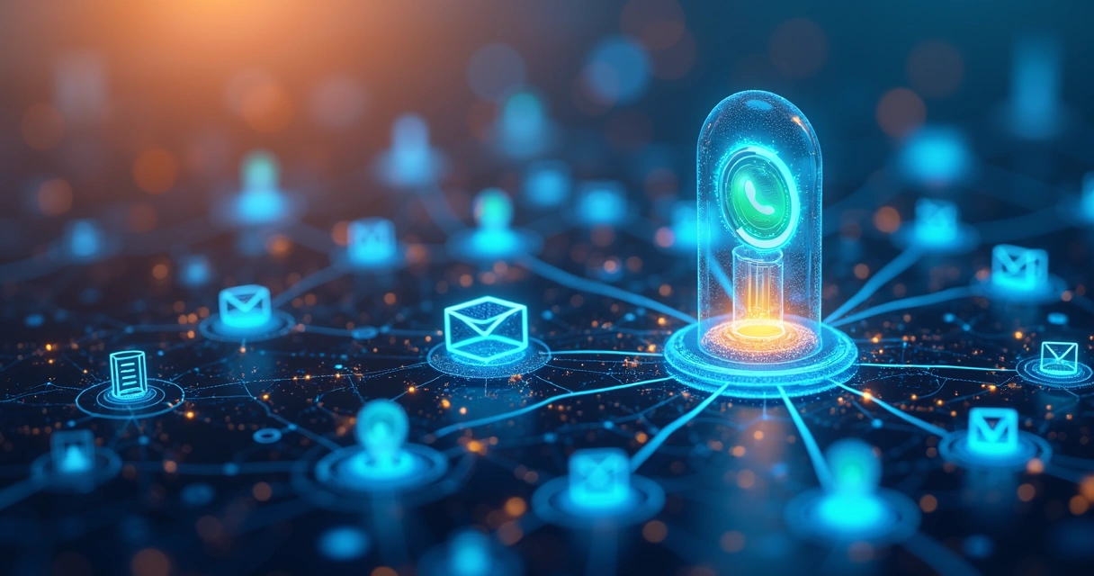 Dashboard de plataforma de IA mostrando integrações visualmente 