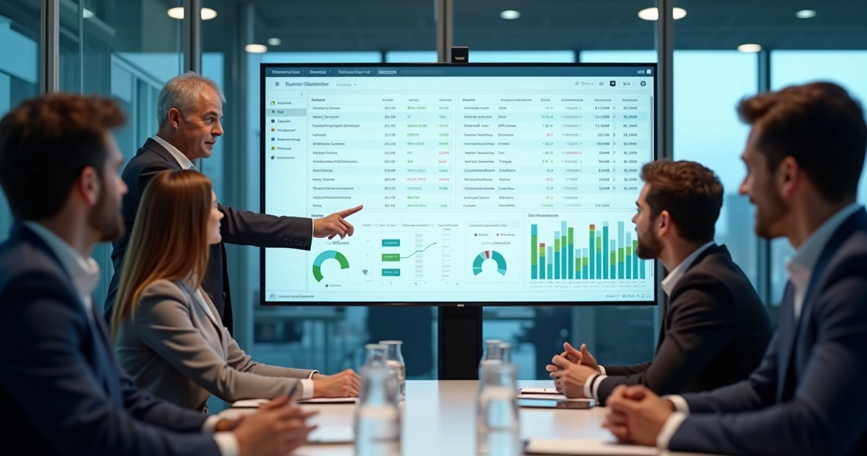 Dashboard with lead scoring and priority