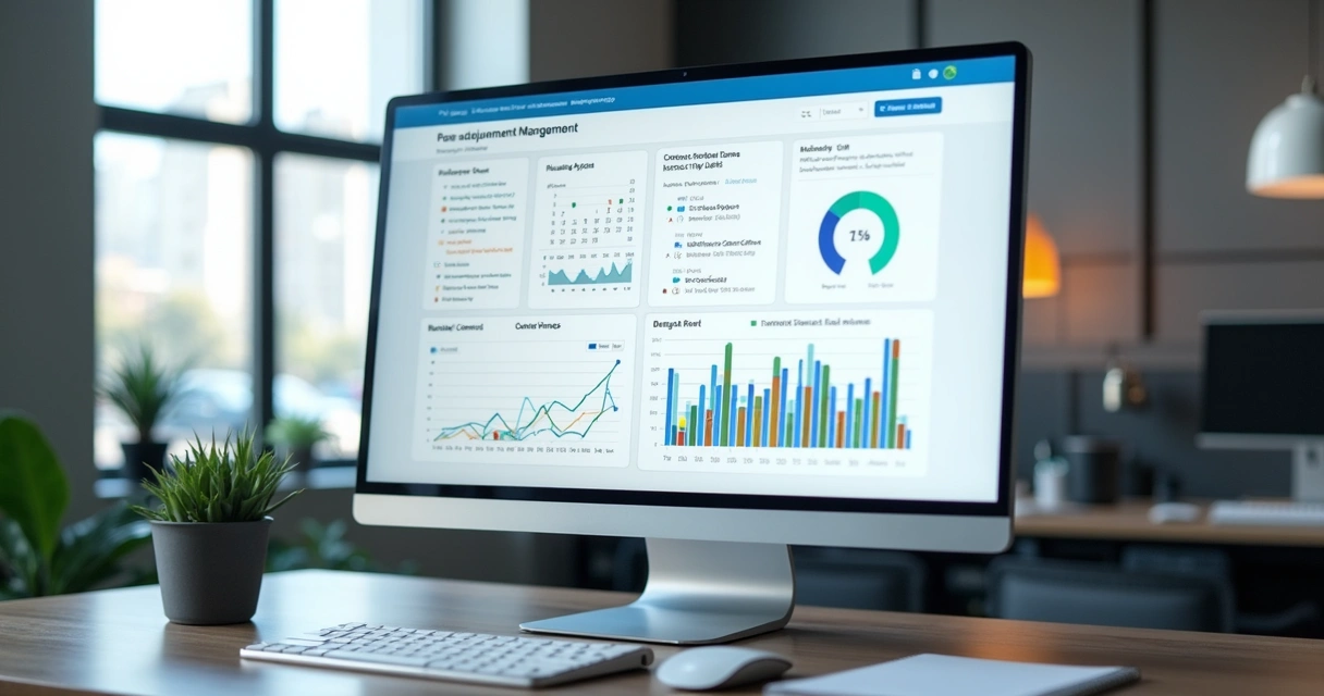 Painel digital com índices de reajuste de aluguel 