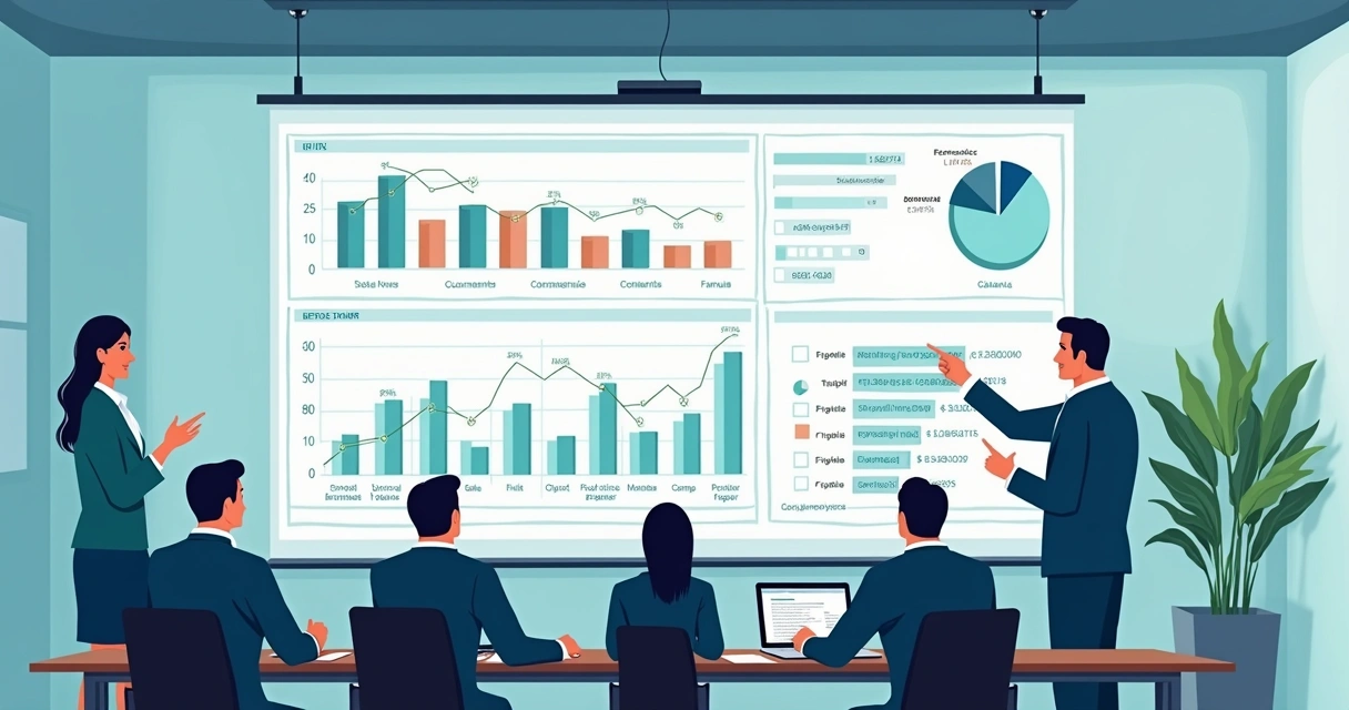 Painel de controle financeiro no Excel com fórmulas dinâmicas 