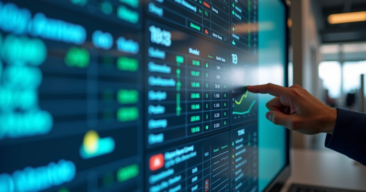 Painel digital de controle de ponto eletrônico