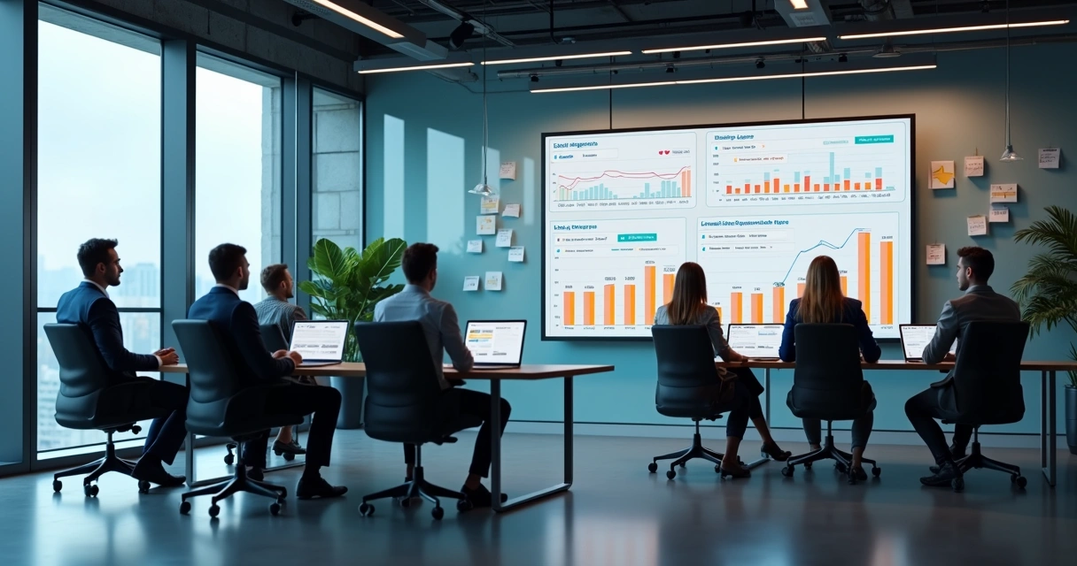 Dashboard com segmentação de leads 