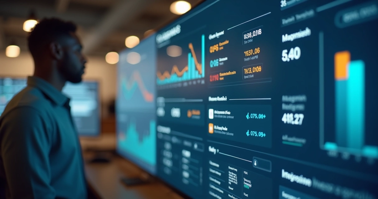 Painel de sistema logístico integrado mostrando pedidos de marketplaces 