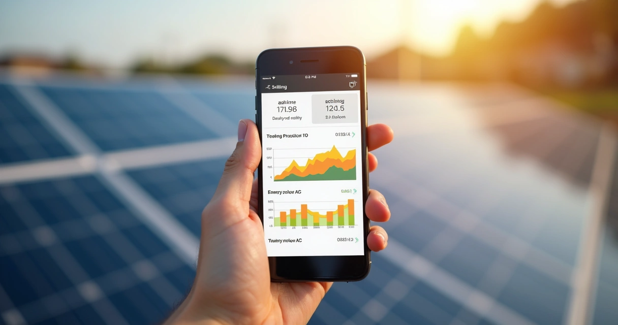 Monitoramento digital da produção de energia solar pelo celular 