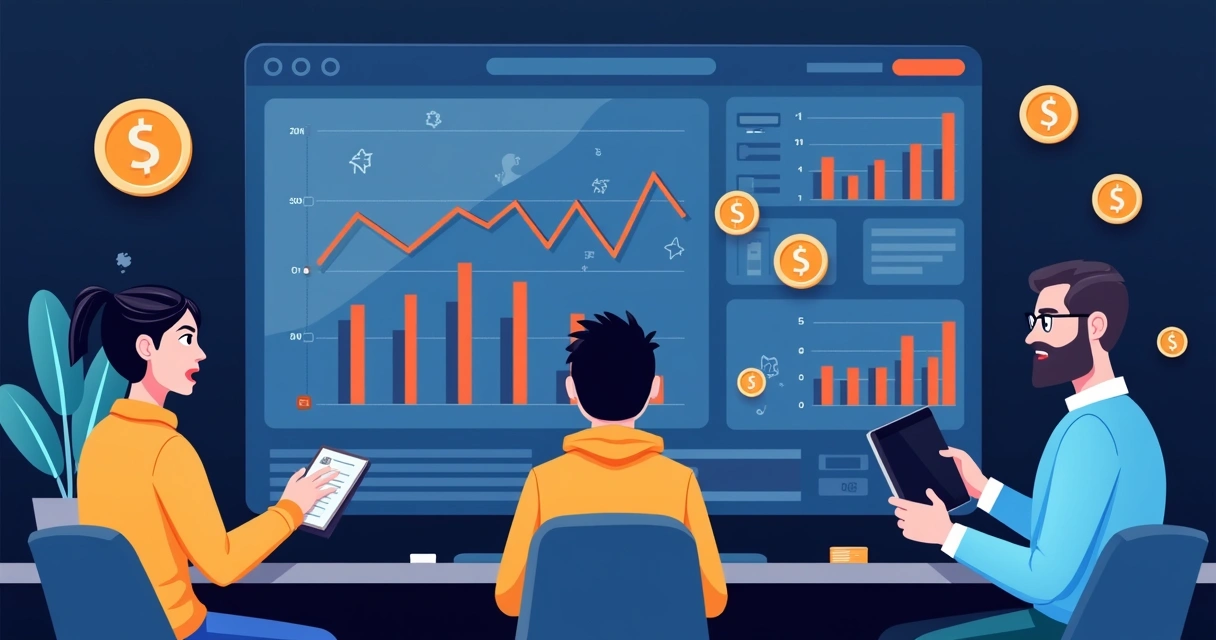 Painel DeFi do ecossistema Solana com gráficos, tokens e usuários analisando o cenário 