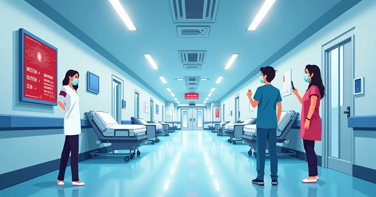 5 dados sobre resistência bacteriana que todo gestor deve saber 3 Painel digital indicando surto de infecção hospitalar