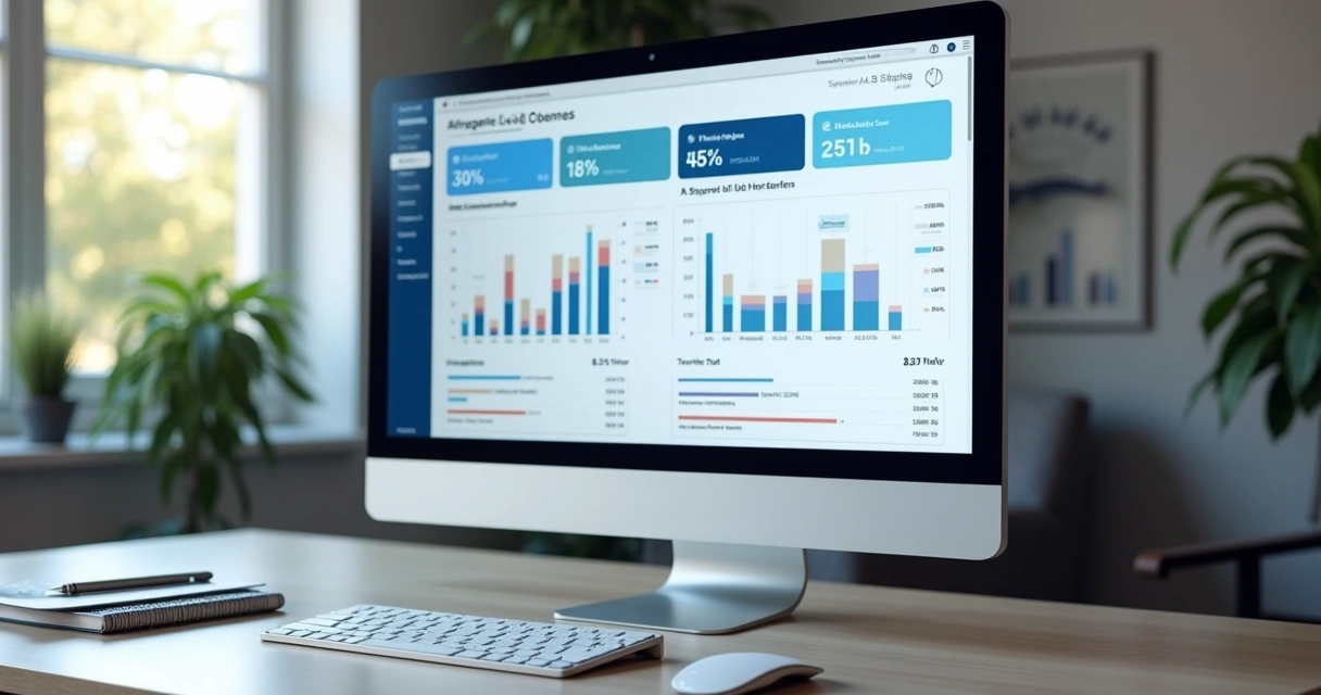 Painel com métricas de teste A/B em plataforma digital 
