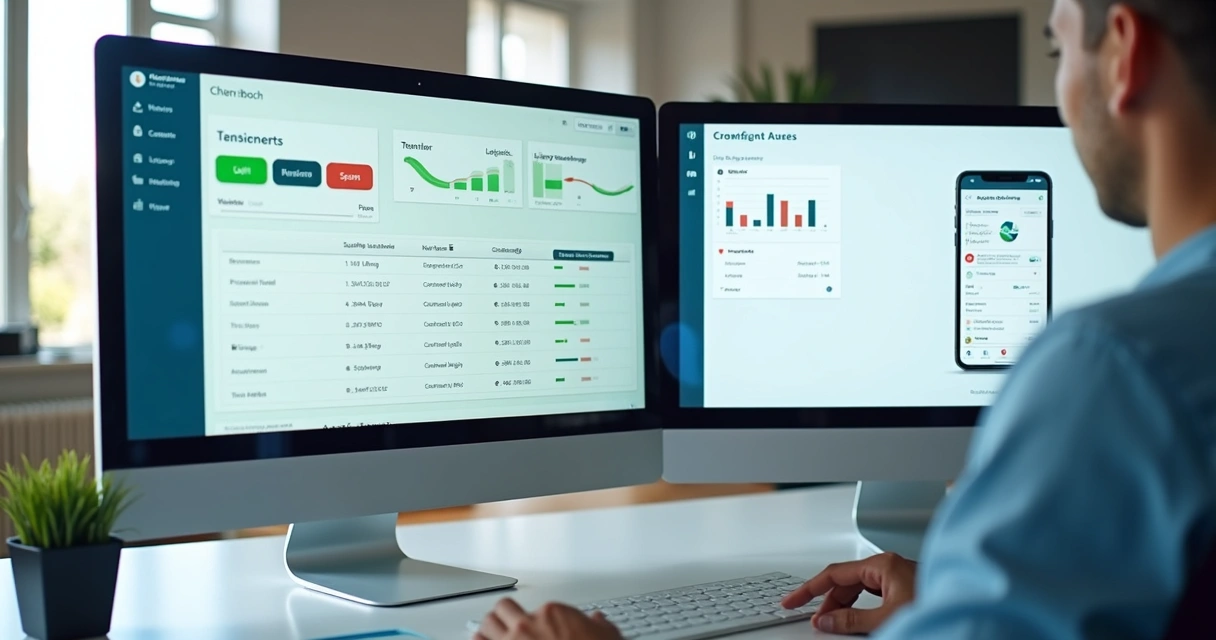 Painel com resultados de testes em aplicativo no-code 