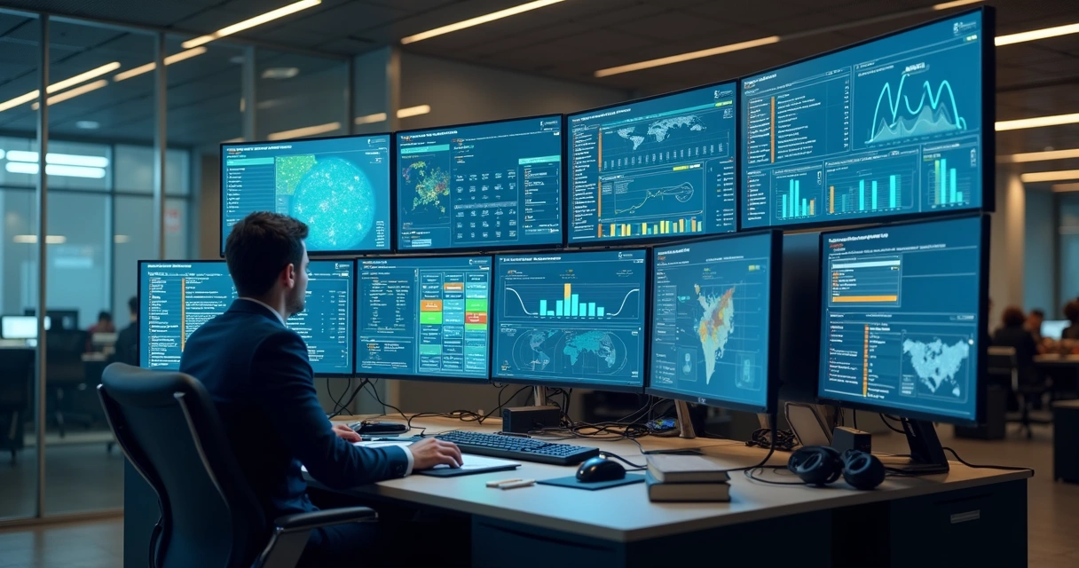 Painel com métricas de teste e alertas de IA 
