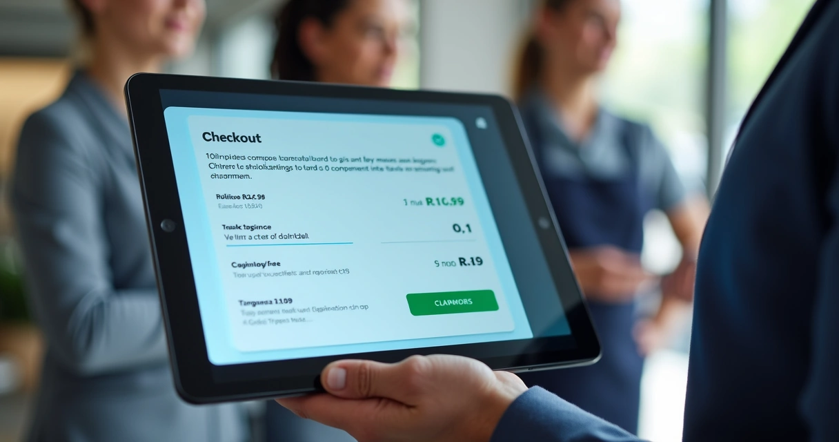 Mensagem de transparência sobre taxa de serviço no delivery 