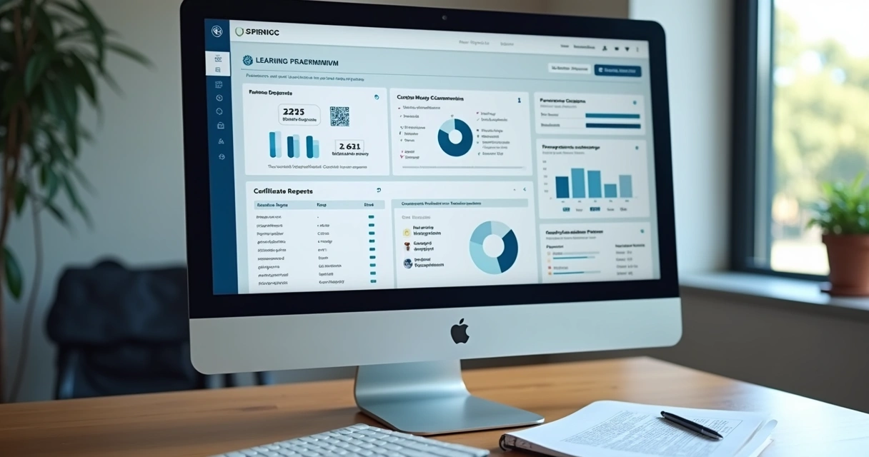 Painel digital de treinamento de compliance