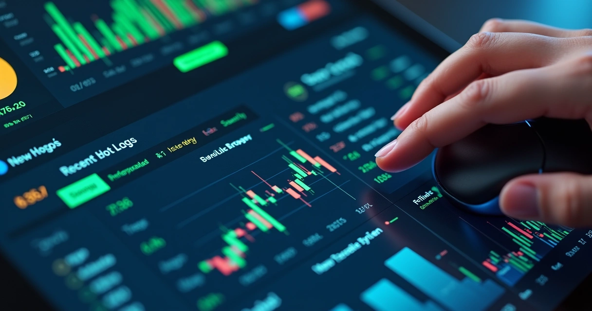 Painel de usuário mostrando desempenho de robôs de cripto 