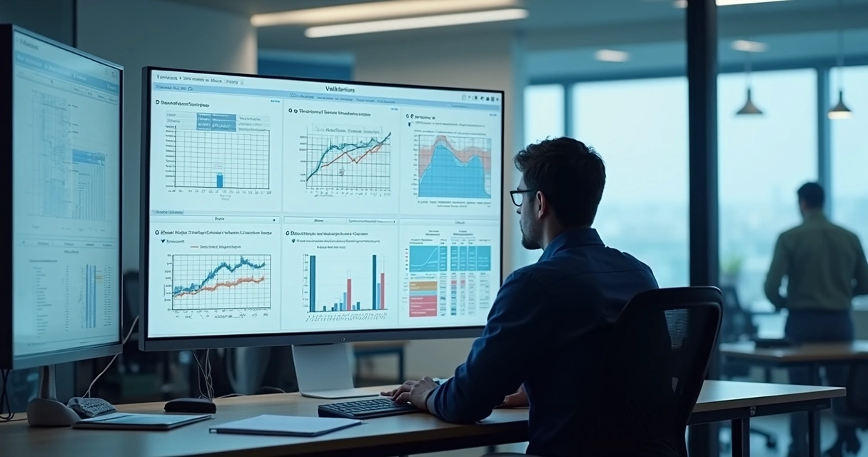Painel com métricas de modelo e gráficos de validação 