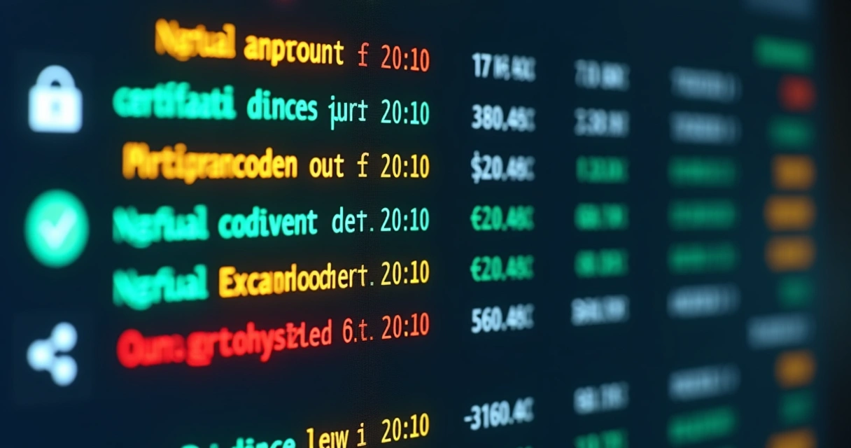 Painel digital mostrando validade e alertas de certidões negativas 