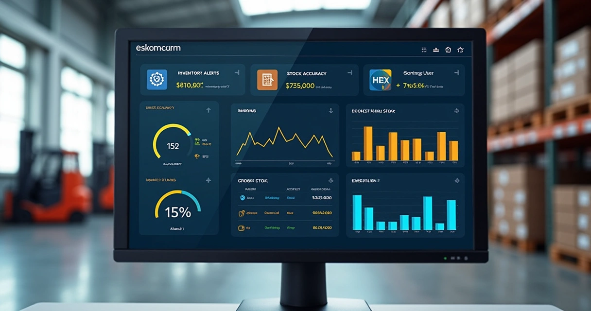Painel de WMS com alertas e indicadores