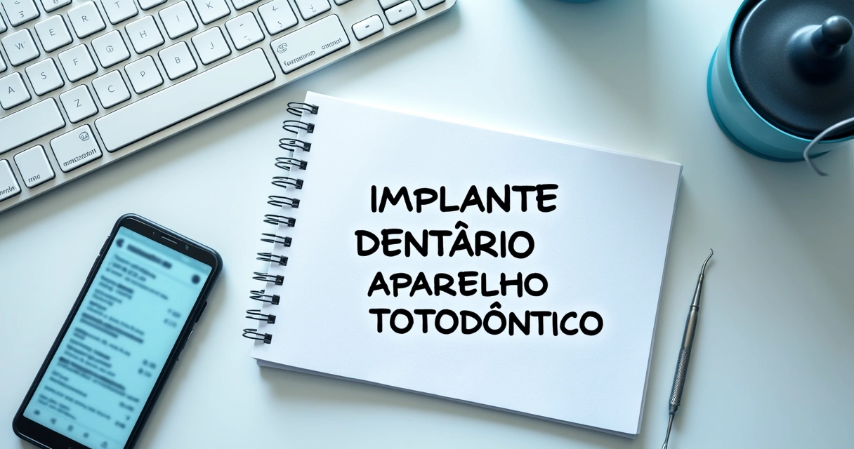 Lista de termos para busca de tratamentos dentários
