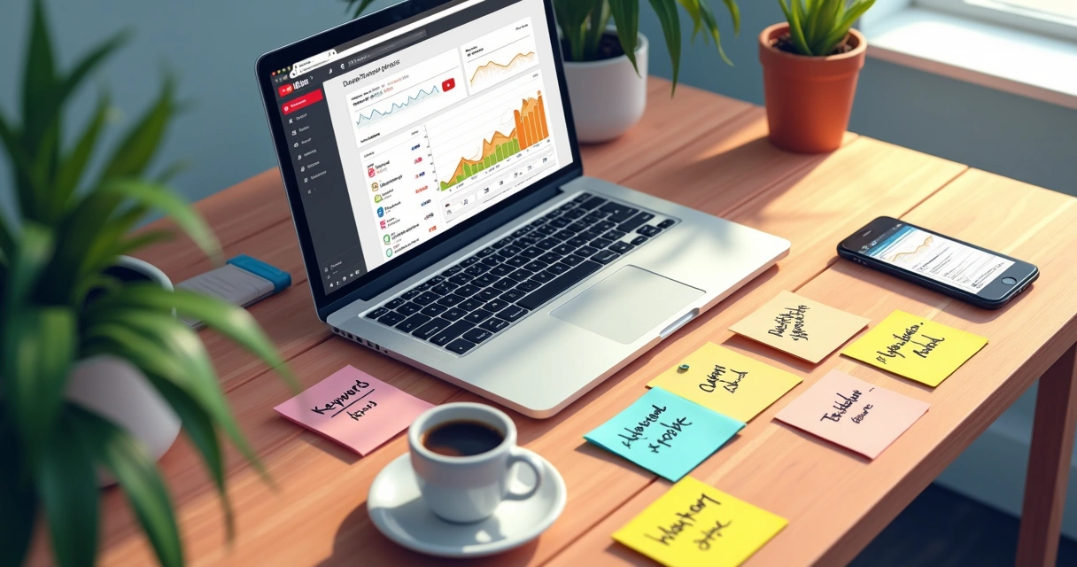 Busca de palavras-chave no YouTube 