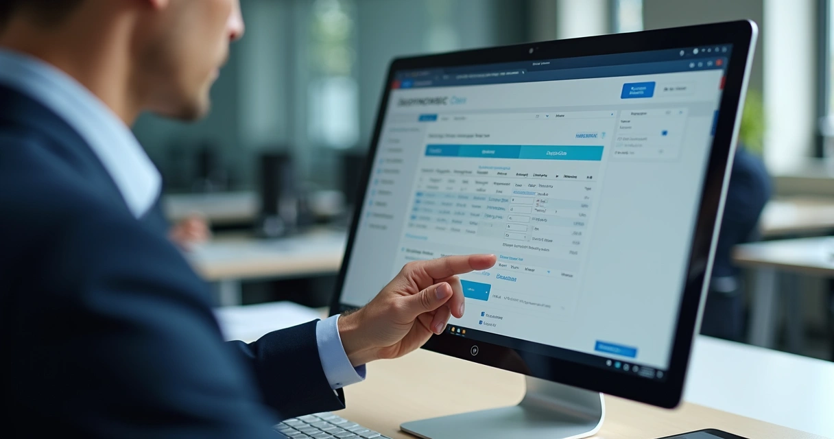 Profissional configurando parâmetros fiscais em tela do Protheus 