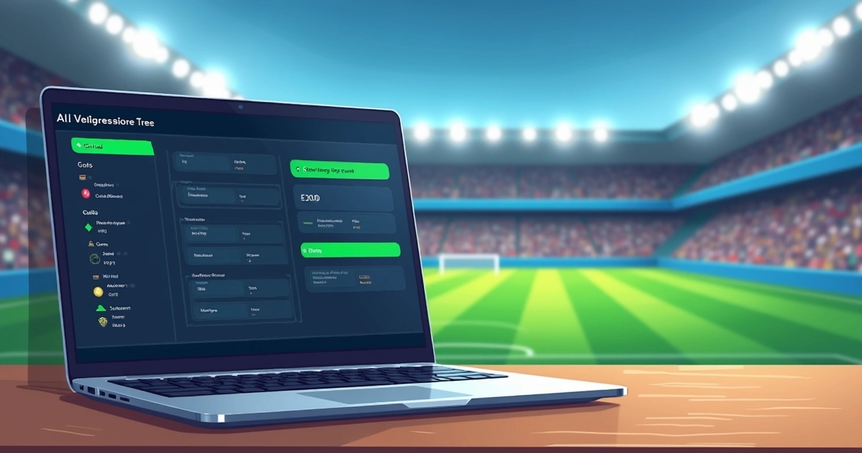 Tela mostrando parâmetros de apostas configurados para futebol 