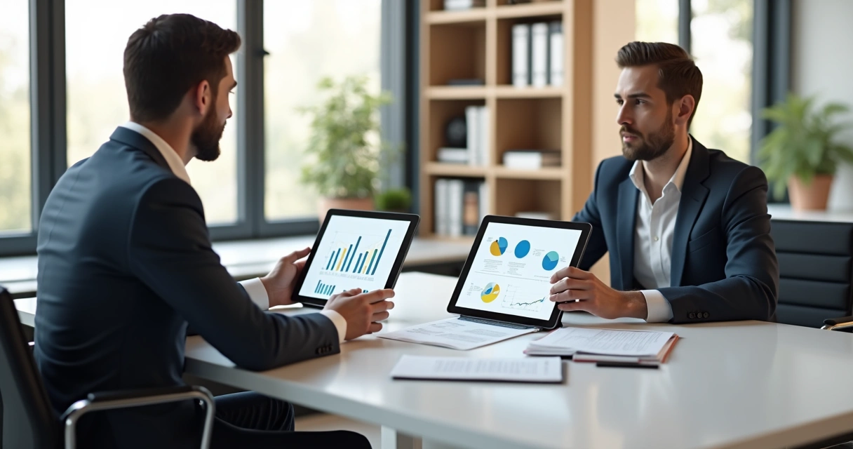 Como escolher um sistema de gestão de parcerias para contabilidade Contador e advogado discutindo parceria estratégica