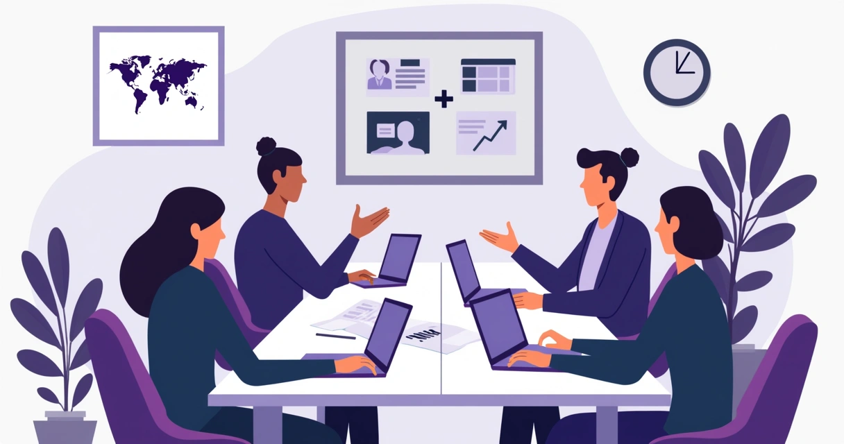 Equipe B2B e parceiros estratégicos discutindo onboarding 