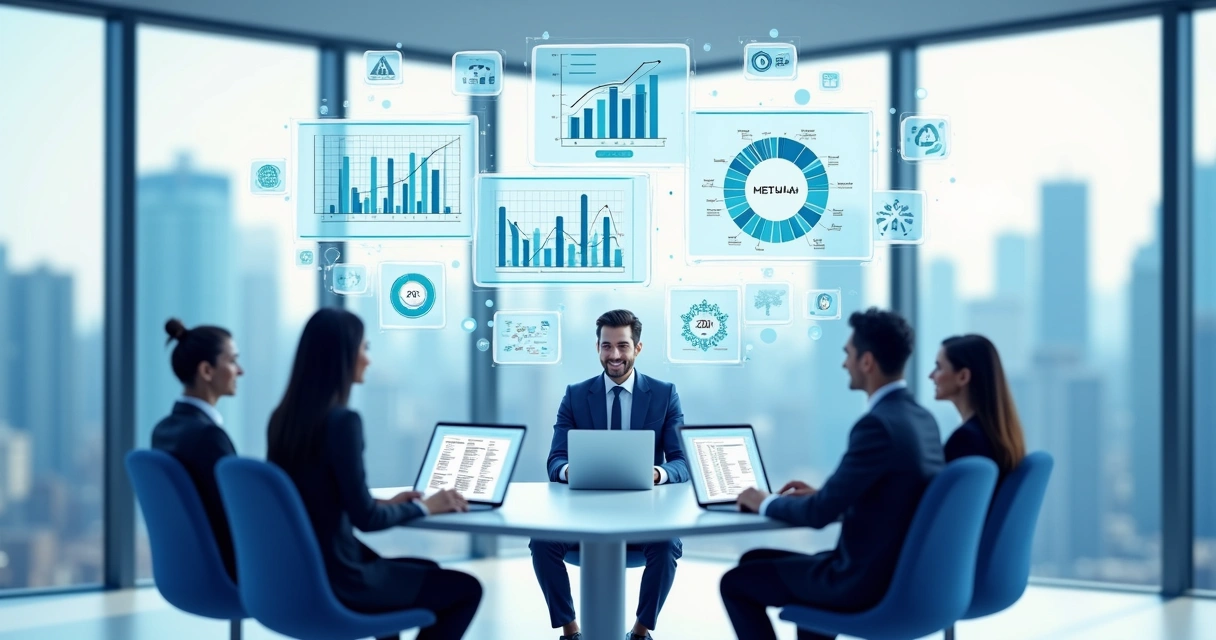 7 setores que mais crescem com parcerias no Brasil Reunião entre parceiros de tecnologia analisando gráficos em telas digitais