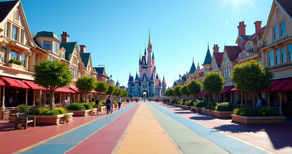 Parques da Disney com poucas pessoas em mês de baixa temporada 