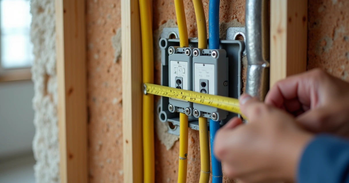 Instalações elétricas em parede de gesso acartonado 