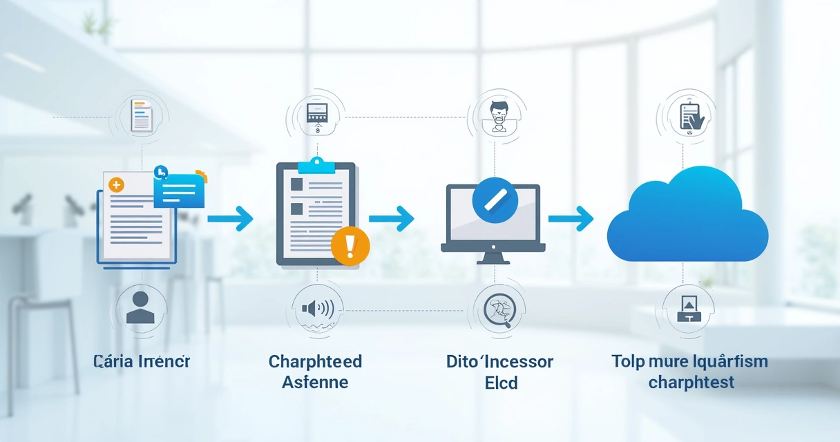Fluxo digital do processo de preparação e envio da escrituração contábil digital.