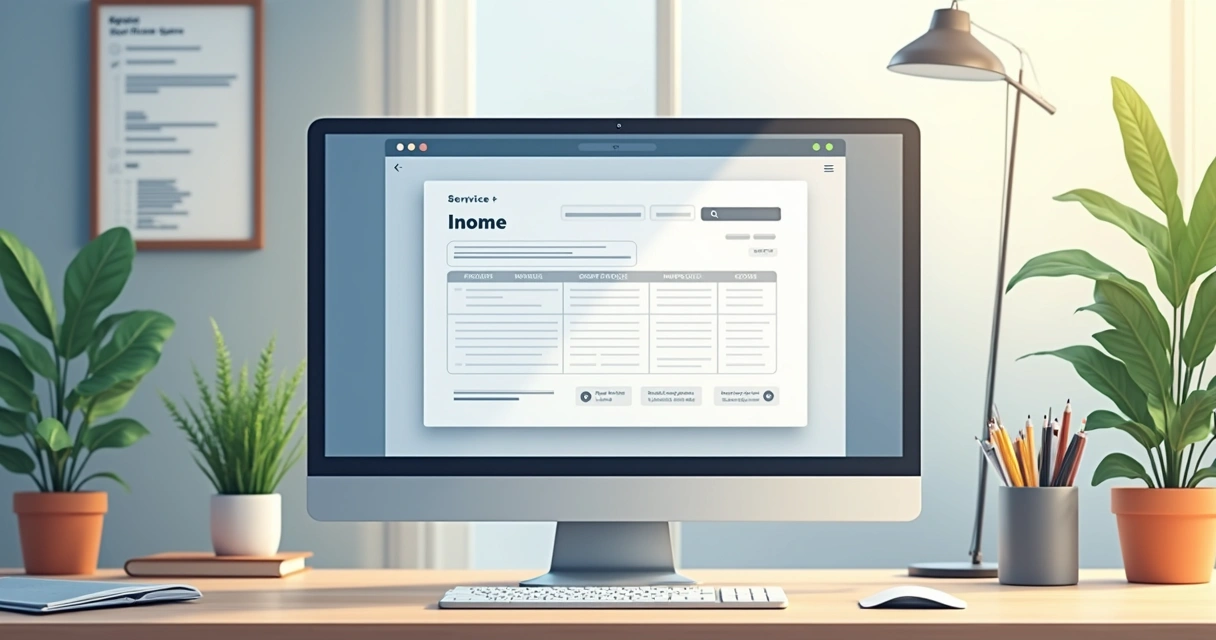 Tela mostrando passo a passo de emissão de nota fiscal no computador 