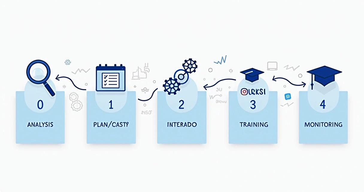 Fluxo do passo a passo para implantação de agente inteligente 