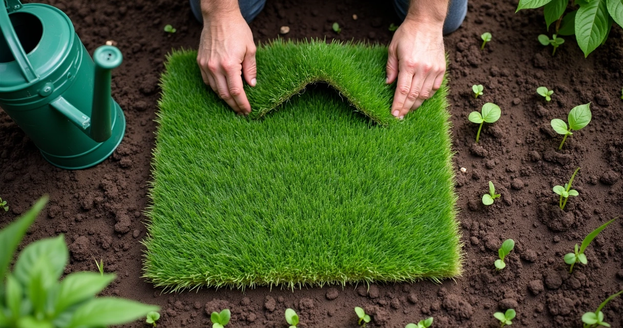 Passo a passo do plantio de gramado por placas e mudas 