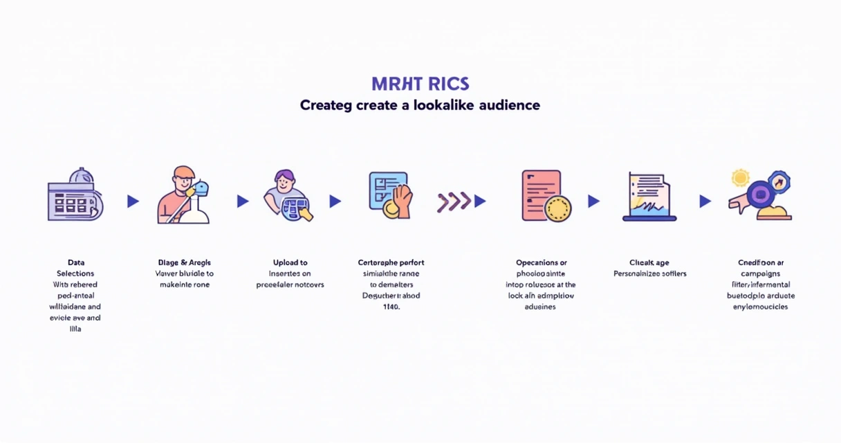 Fluxograma dos passos para criar lookalike audience