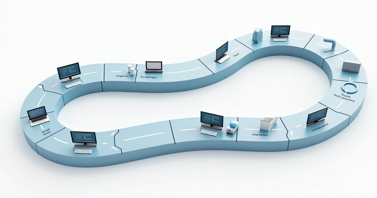 Etapas ilustradas para implementação de Big Data 