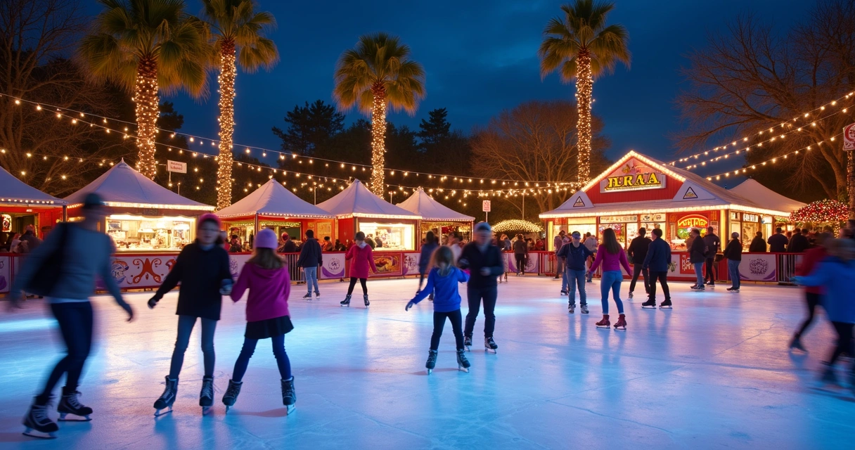 Pista de patinação de Natal em Orlando